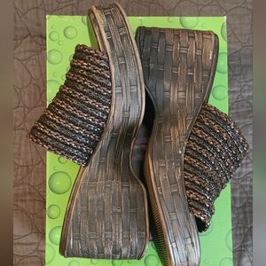 Mudd Woven wedge slip-on